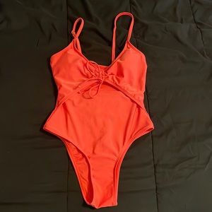 Coral Aeropostale One Piece bathing suit